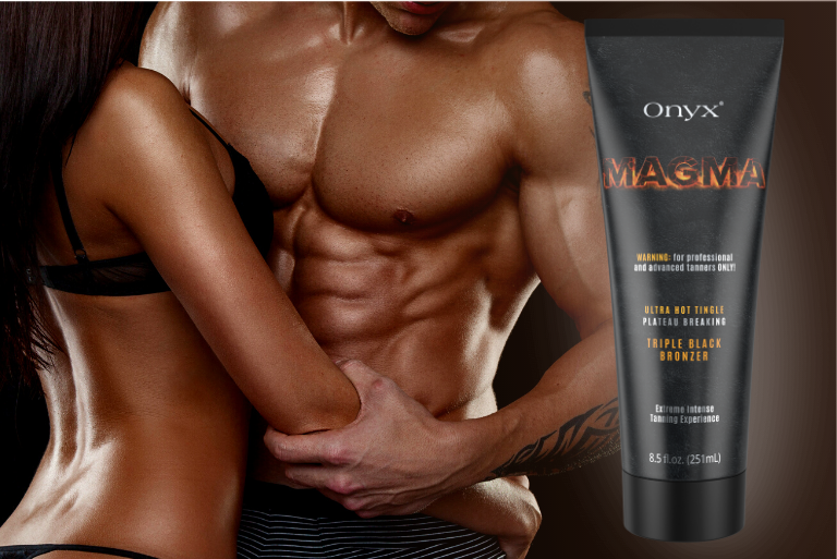 Black bronzer with a tingle effect - Onyx Magma, a novelty in our offer!