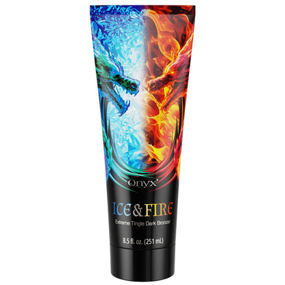 Onyx Ice & Fire Tanning Lotion mit Tingle- und Kühleffekt für intensive Bräune