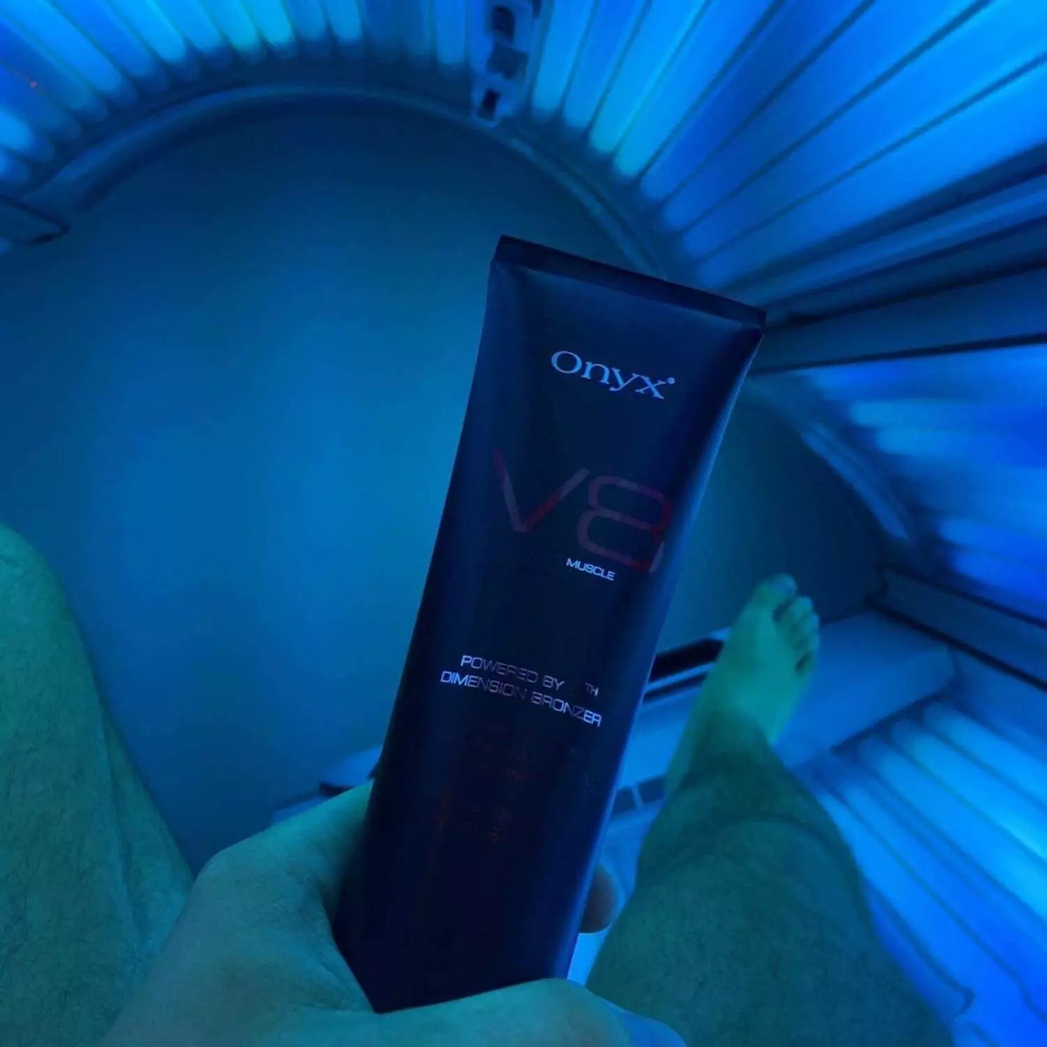 Onyx V8 creme für sonnenstudio mit bronzer